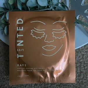 Live Tinted rays copper peptide eye masks SAMPLE